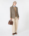 Max Mara Weekend Blazer monopetto in lana Principe di Galles