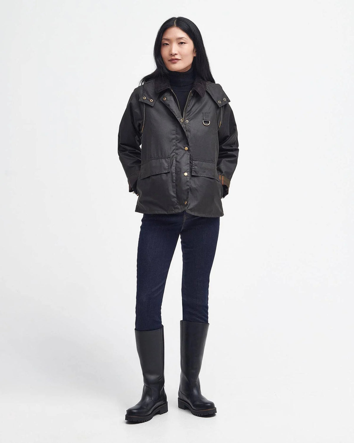 BARBOUR Giacca in cotone cerato Avon