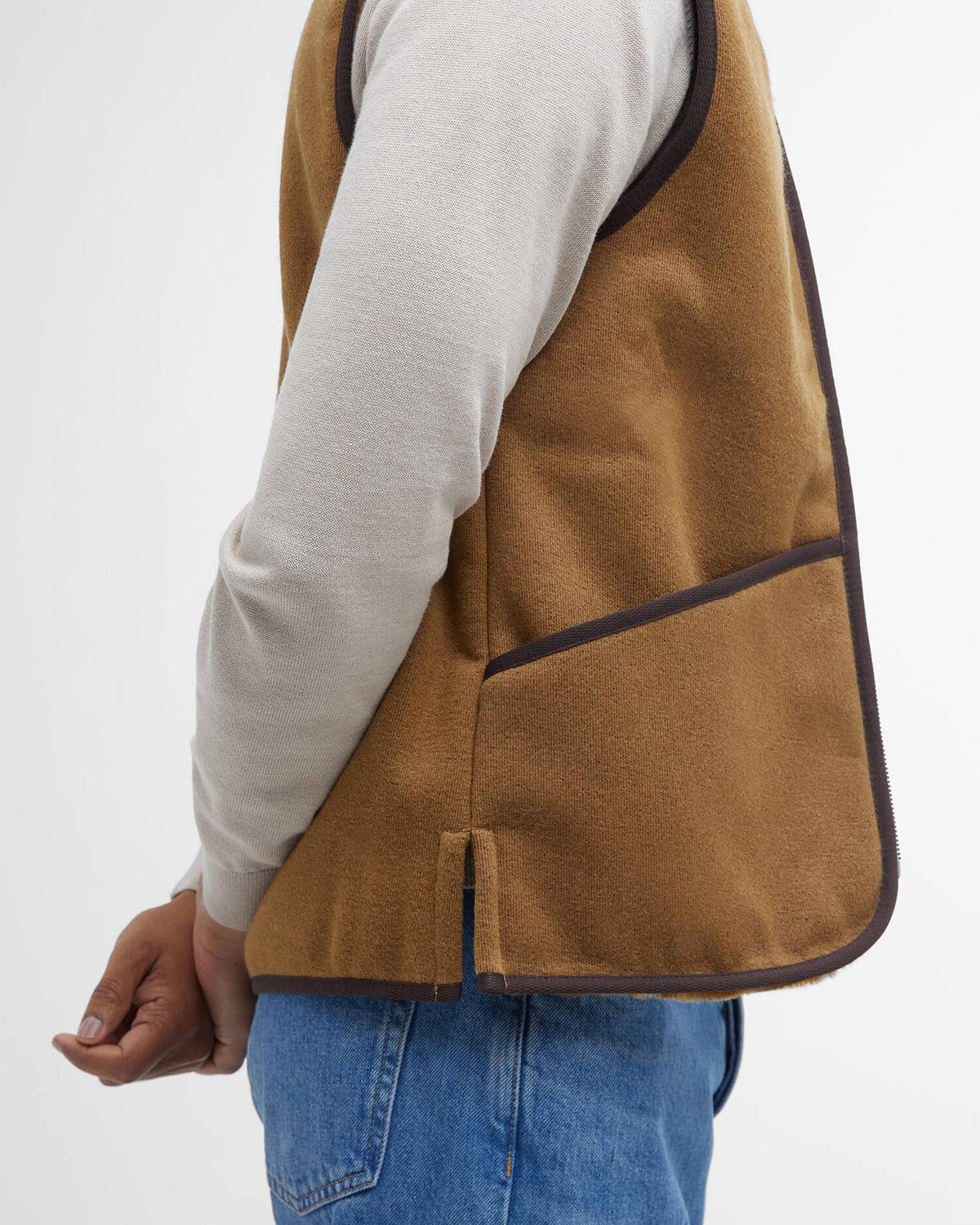 Barbour  Gilet/fodera in pile caldo con cerniera