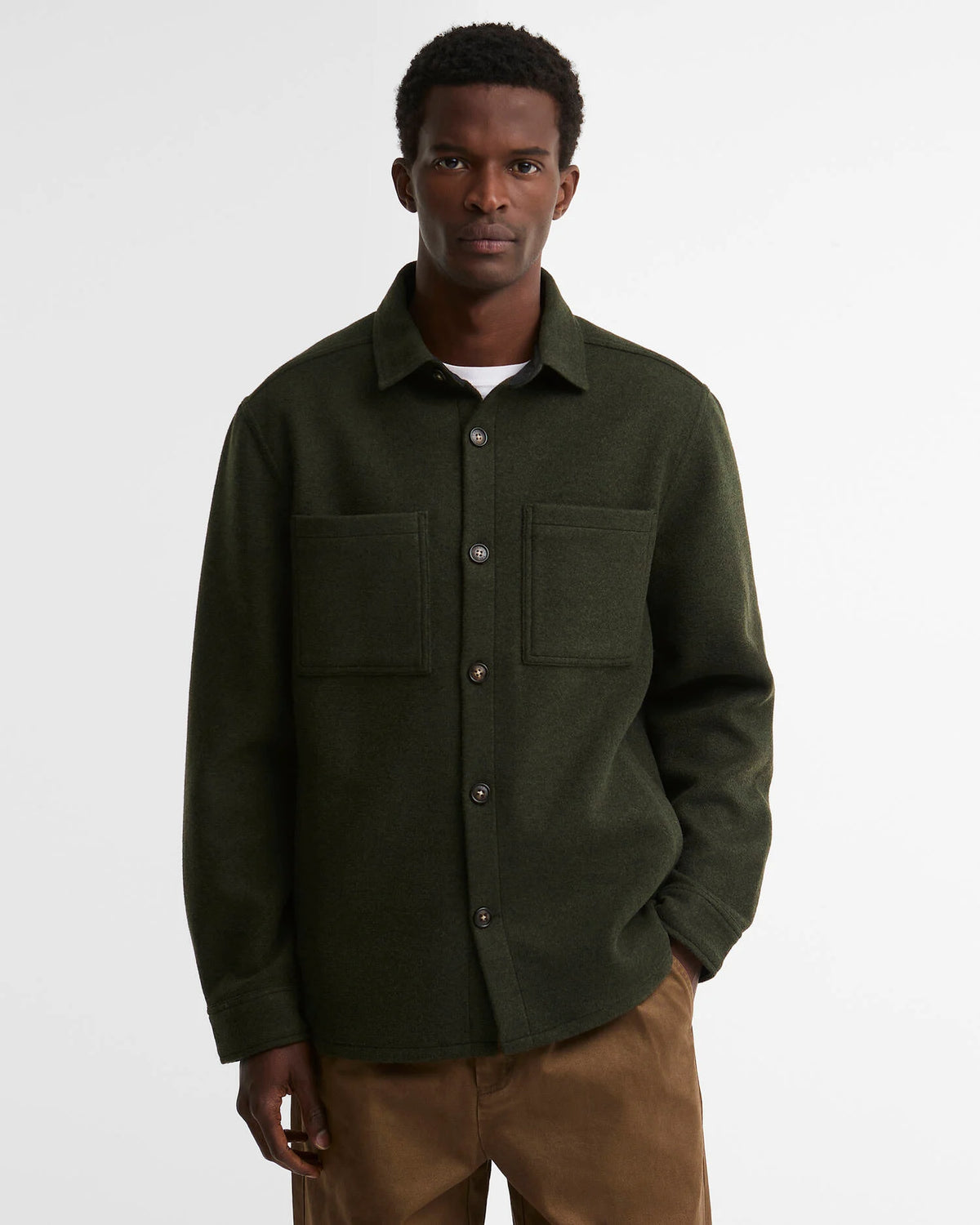 Barbour  Overshirt misto lana Marltown leggermente aderente