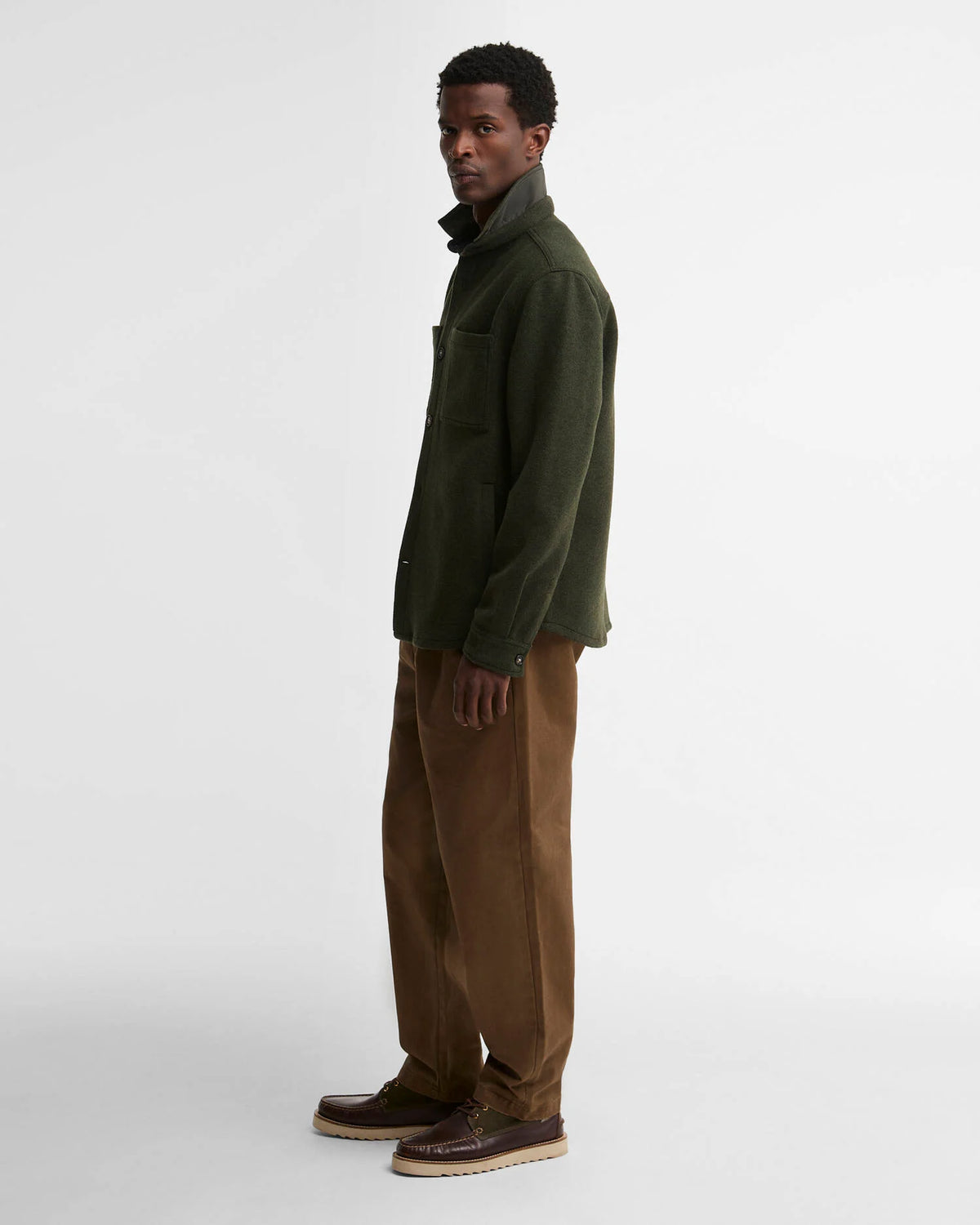 Barbour  Overshirt misto lana Marltown leggermente aderente