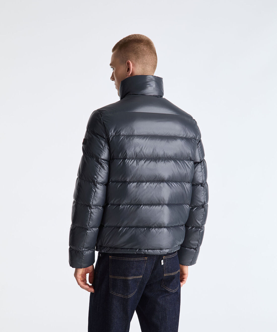 KEKE LKS GRS LINEAR Piumino in nylon lucente