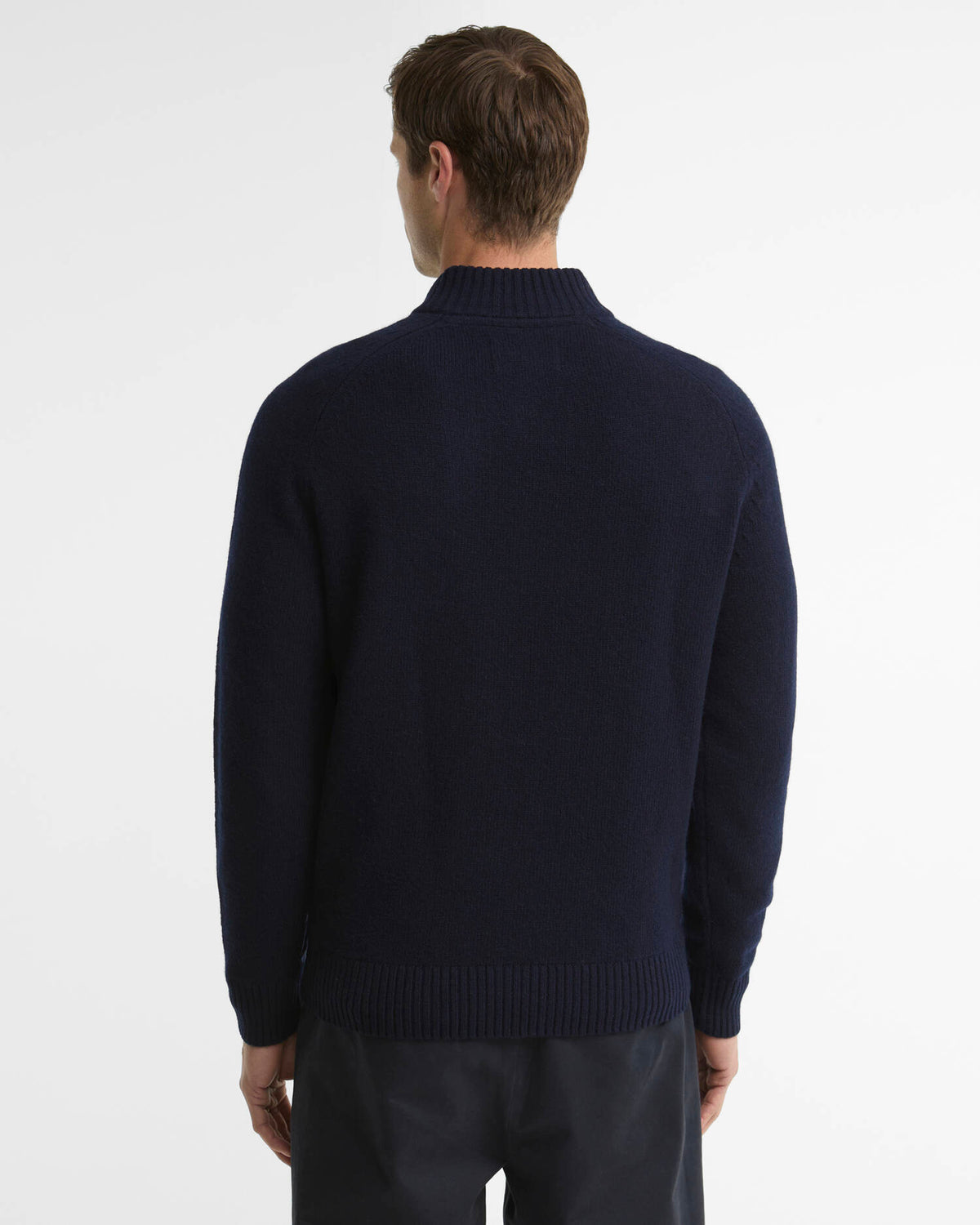 BARBOUR Maglione con zip corta Newtown