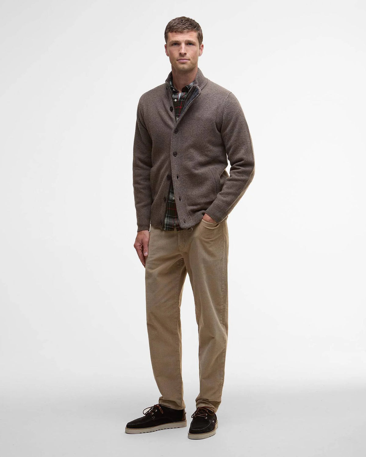 Barbour  Maglione con zip Patch