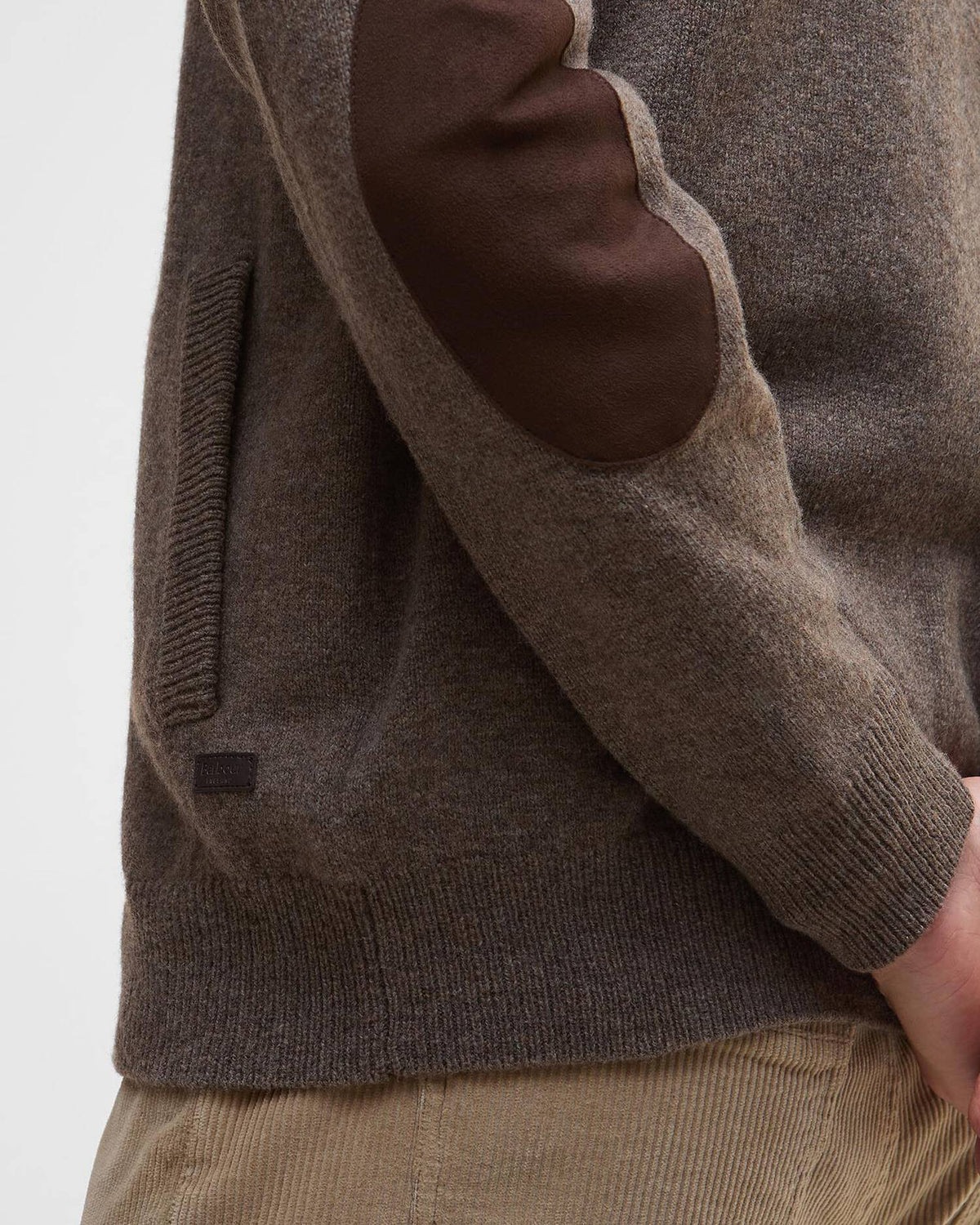 Barbour  Maglione con zip Patch