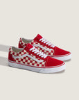 Vans Old Skool Primary Check Uomo/Donna Rosso/Bianco