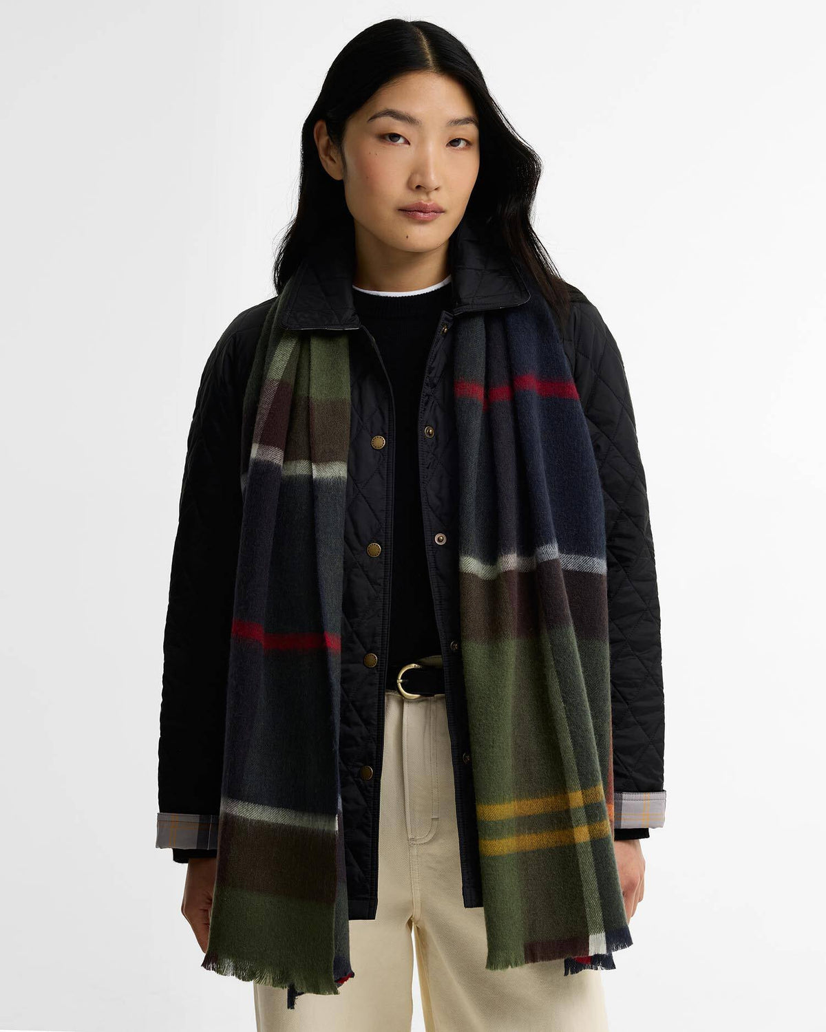 Barbour Sciarpa Rosefield in Classic Tartan