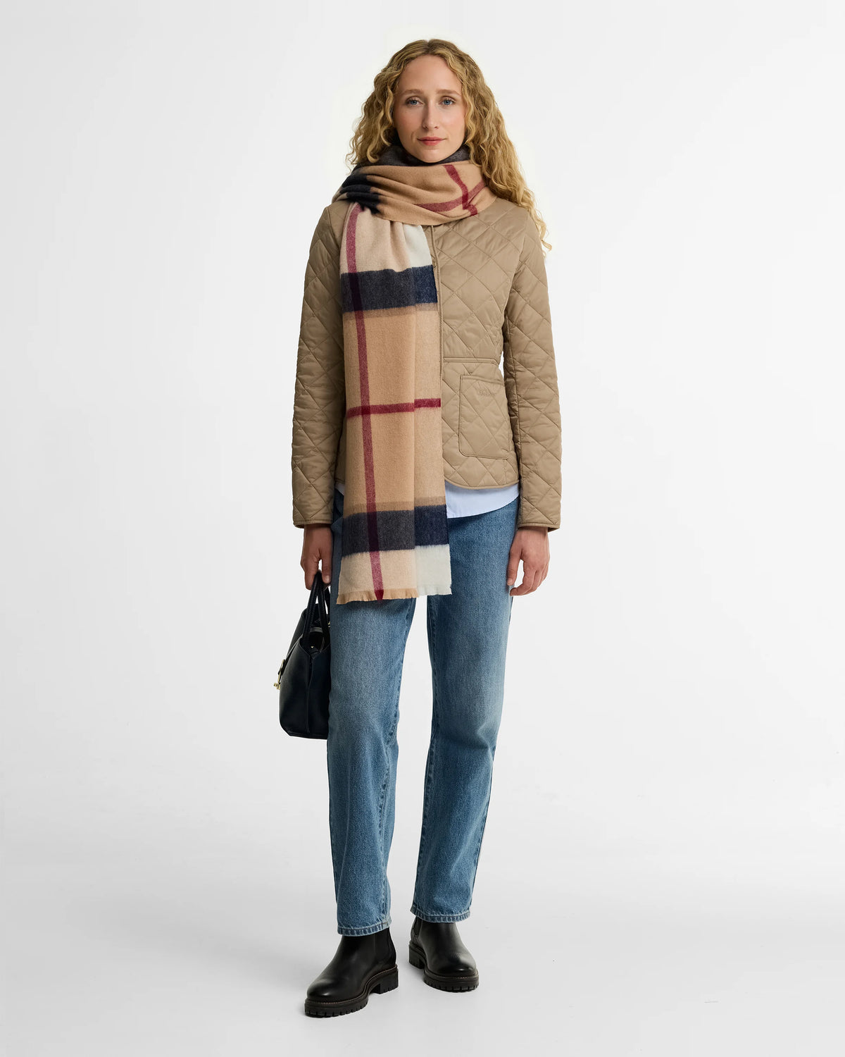 Barbour Sciarpa Rosefield in Classic Tartan