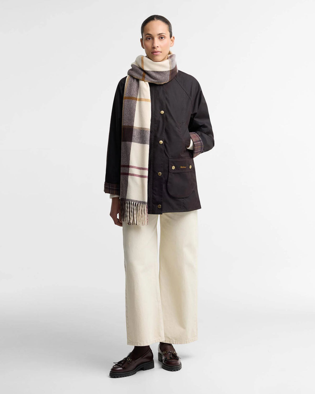 Barbour Sciarpa in tartan Harriet