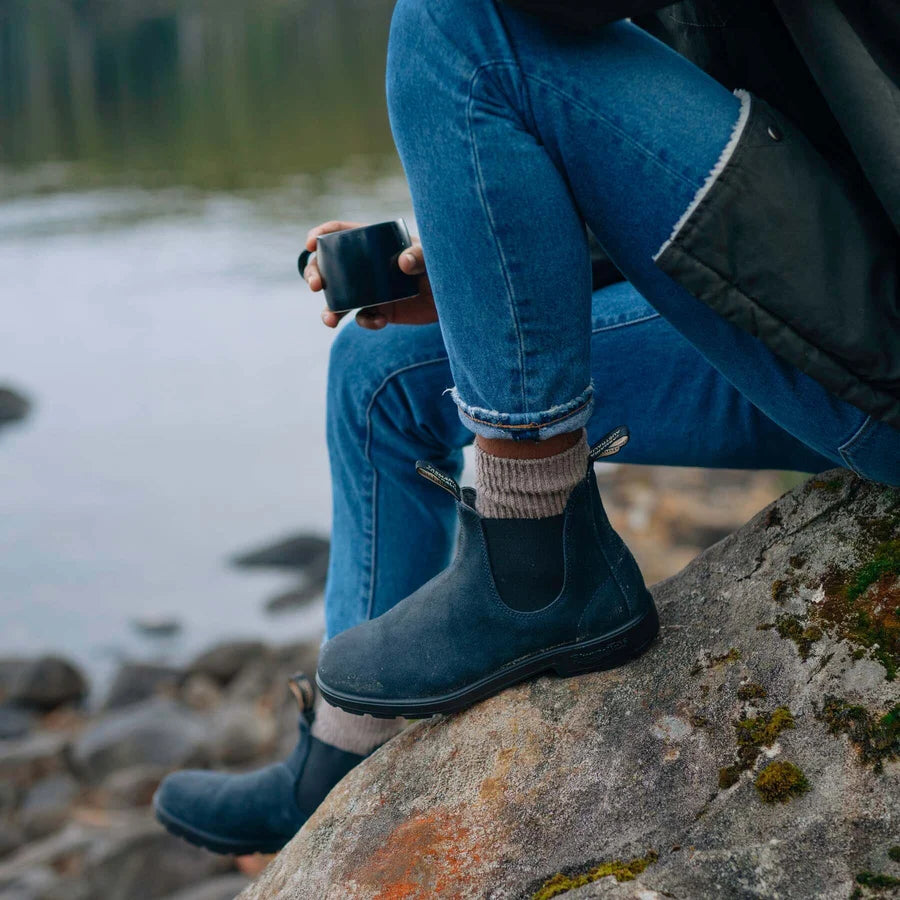 Blundstone Stivaletto Chelsea Uomo  NAVY NUBUCK