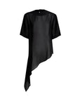 NINE MINUTES T-SHIRT THEAMBERTEEGEORGETTE BLACK Nero