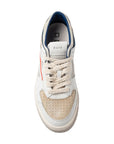 D.A.T.E. SNEAKERS M441-TO-PO-WO-WO WHITE-ORANGE Bianco/arancio