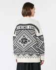 Max Mara Studio Cardigan in lana jacquard