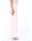 TWINSET PANTALONE IN MISTO LINO 261TP2454 00570 Rosa