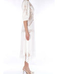 TWINSET ABITO IN MISTO LINO 261TT2240 00001 Bianco