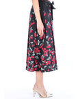 TWINSET GONNA LUNGA CON STAMPA 261TT2594 13502 Nero/rosso