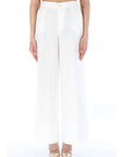 TWINSET PANTALONE MISTO LINO 261TP2454 00059 Madreperla