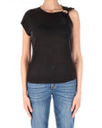 KOCCA T-SHIRT CON DETTAGLIO CELIDONIA 00016 Nero