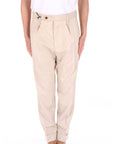 BERWICH PANTALONE FA1755XCHIAIA CHALK Gesso