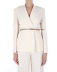 MAXMARA STUDIO BLAZER MSTQUINOA 060 Burro