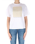 TWINSET T-SHIRT CON STAMPA  261TE2090 13328 Avorio