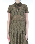 MAXMARA STUDIO T-SHIRT IN PIZZO MSTVELLO 001 Verde