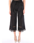 TWINSET PANTALONE IN POPELINE 261TT2252 00006 Nero