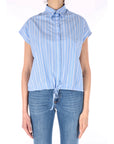 ROY ROGER'S CAMICIA RND90275CQ450124 C0344 Bianco/celeste
