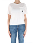 ROY ROGER'S T-SHIRT DONNA RND586CB55XXXX C0069 Bianco