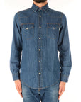 ROY ROGER'S CAMICIA UOMO RRU400CG343161 C0999 Denim
