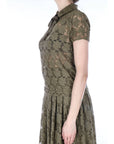 MAXMARA STUDIO T-SHIRT IN PIZZO MSTVELLO 001 Verde