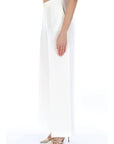 TWINSET PANTALONE MISTO LINO 261TP2454 00059 Madreperla