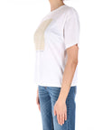 TWINSET T-SHIRT CON STAMPA  261TE2090 13328 Avorio