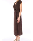 ALYSI ABITO IN SETA 116342/P6209 CHOCO Cioccolato