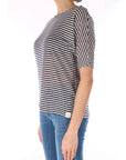PEUTEREY T-SHIRT COSTANTINELINRIG01 RI015 Bianco/blu