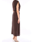 ALYSI ABITO IN SETA 116342/P6209 CHOCO Cioccolato