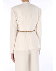 MAXMARA STUDIO BLAZER MSTQUINOA 060 Burro