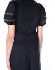 TWINSET T-SHIRT CON PIZZO FLOREALE 261TT2260 00006 Nero