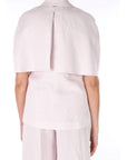 TWINSET GIACCA IN MISTO LINO 261TP2450 00570 Rosa