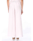 TWINSET PANTALONE IN MISTO LINO 261TP2454 00570 Rosa