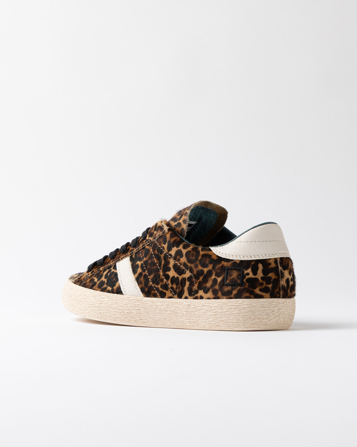 D.A.T.E. SNEAKERS HILL LOW PONY LEOPARD
