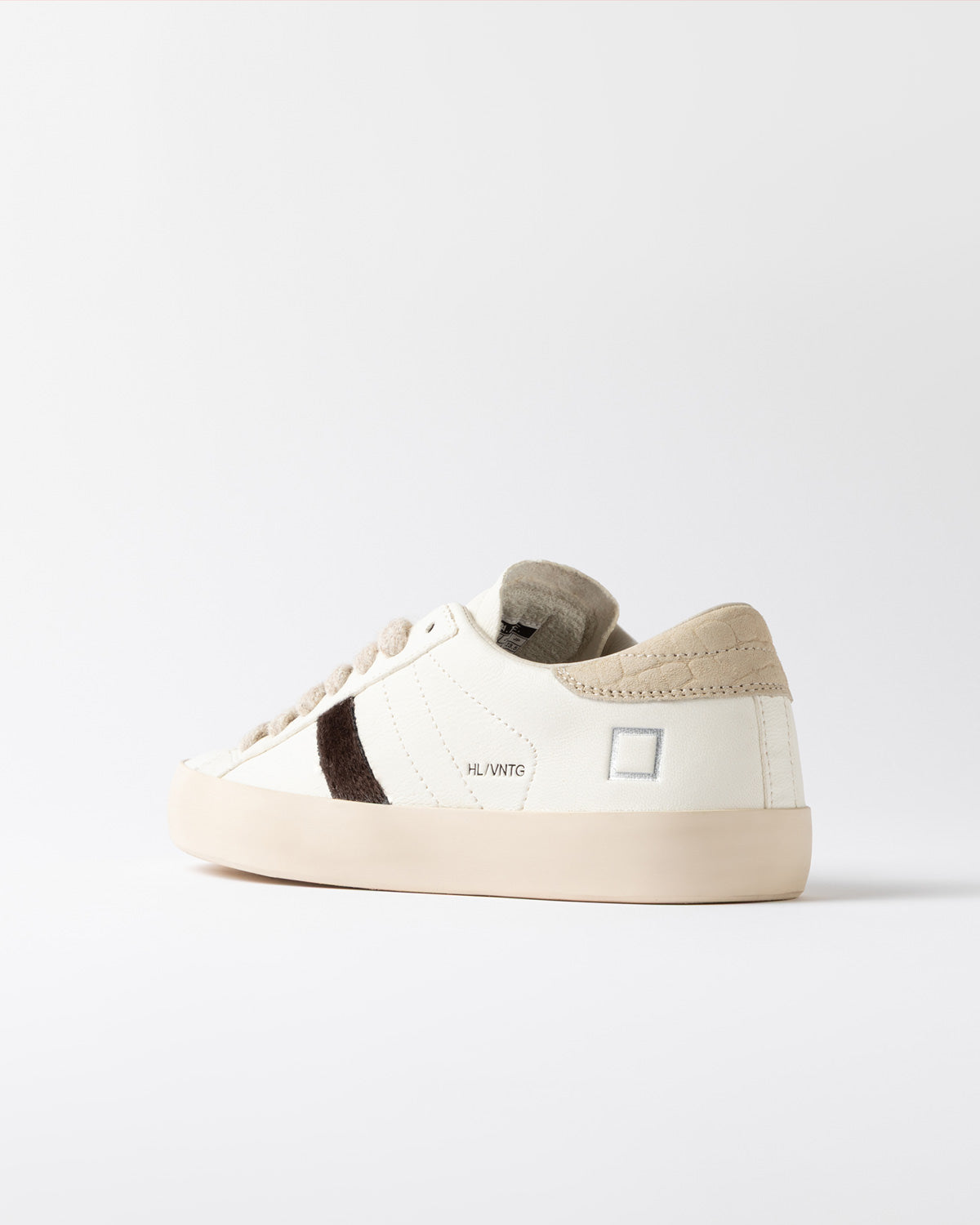 D.A.T.E. SNEAKERS HILL LOW VINTAGE MILK