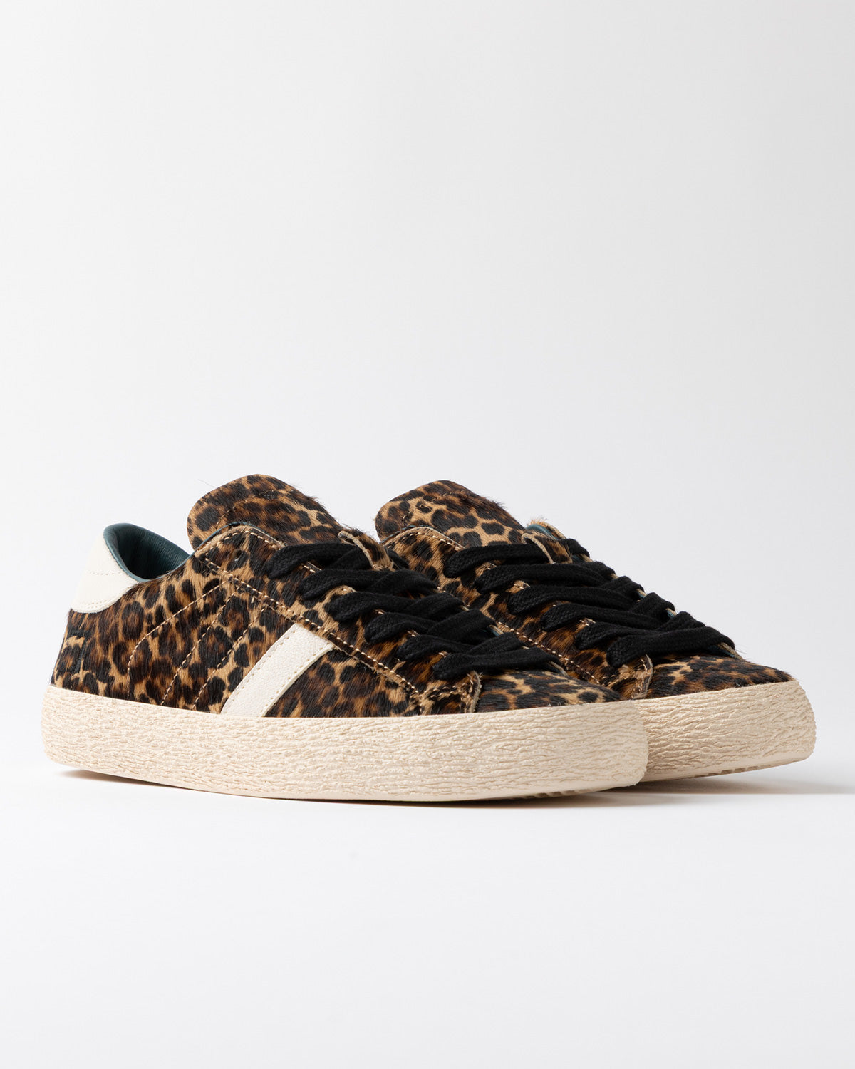 D.A.T.E. SNEAKERS HILL LOW PONY LEOPARD