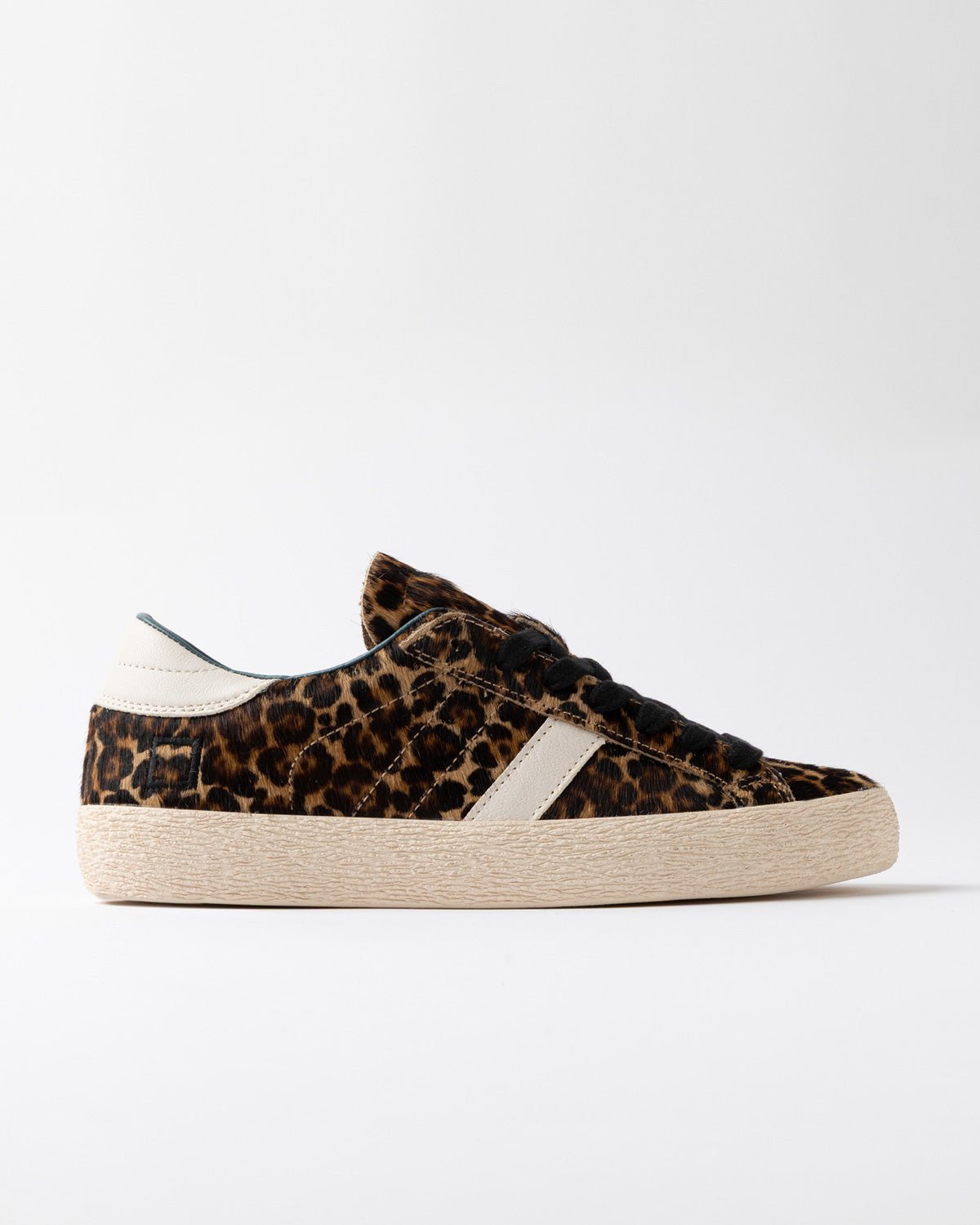 D.A.T.E. SNEAKERS HILL LOW PONY LEOPARD