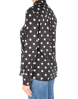 Pinko camicia a pois in georgette