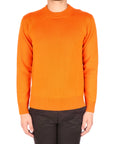 Altea uomo maglione girocollo lana arancione