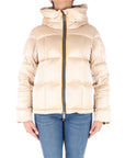 Kway donna bomber effetto metal